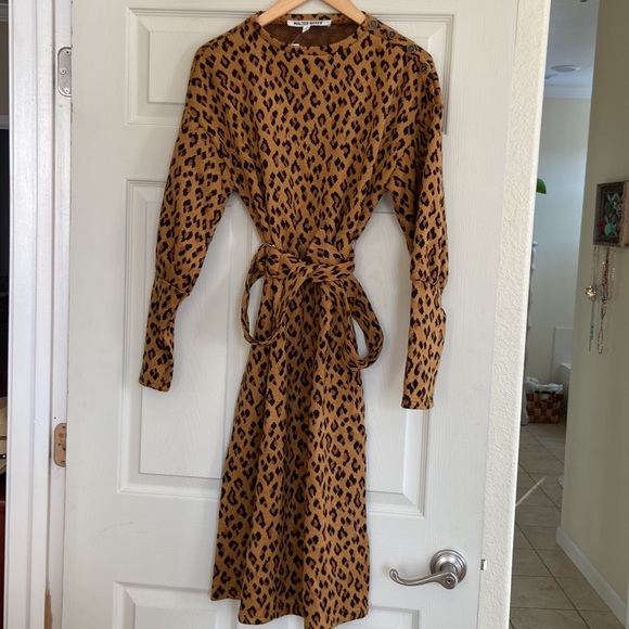 Walter Baker leopard sweater dress - Picture 2 of 3